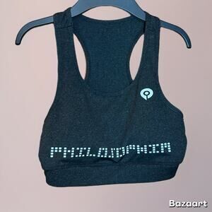 July's Song Women’s Black Racerback Sports Bra Size M - *fits like a small*